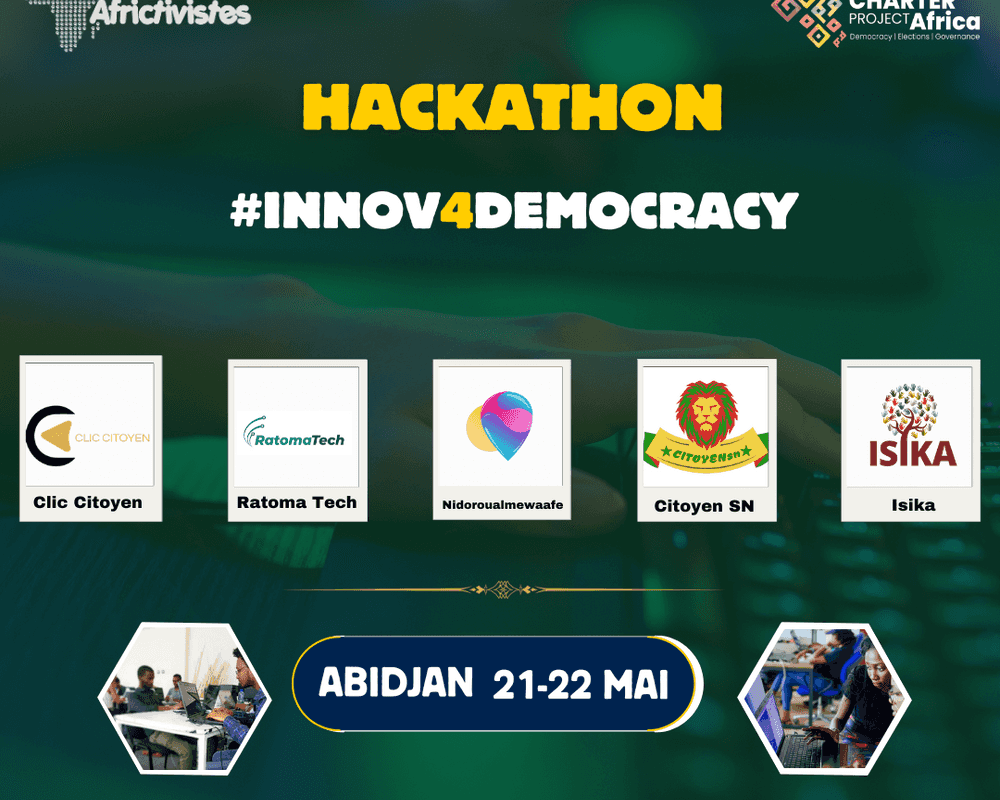 Hackathon #Innov4Democracy :  Les 5 finalistes dévoilés 