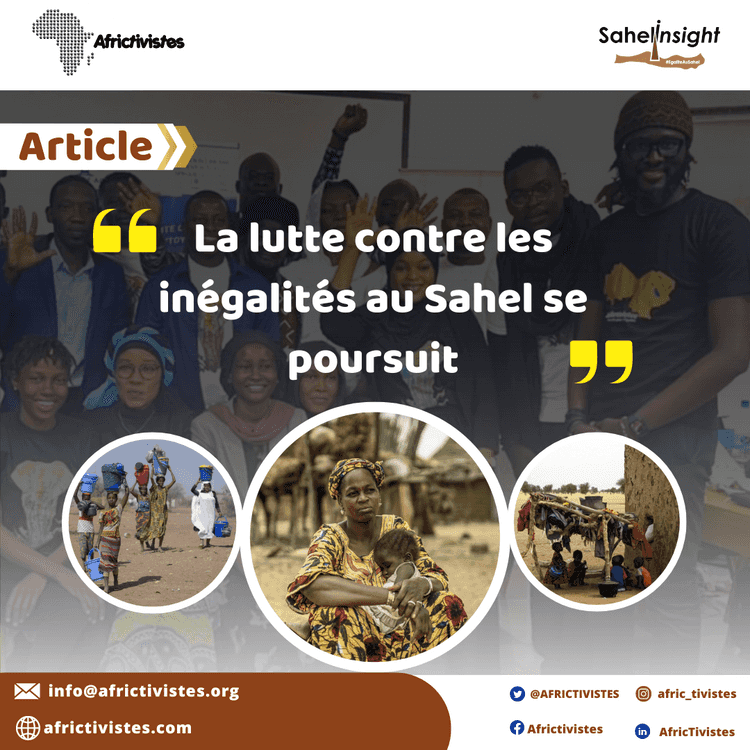 AfricTivistes poursuit la lutte contre les inégalités au Sahel 