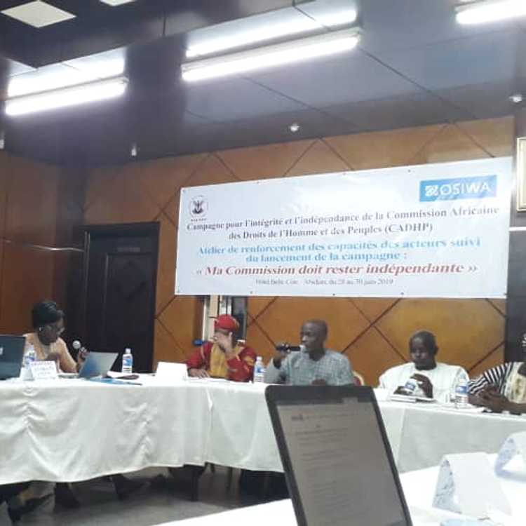 ACHPR : Capacity building workshop organized by Raddho