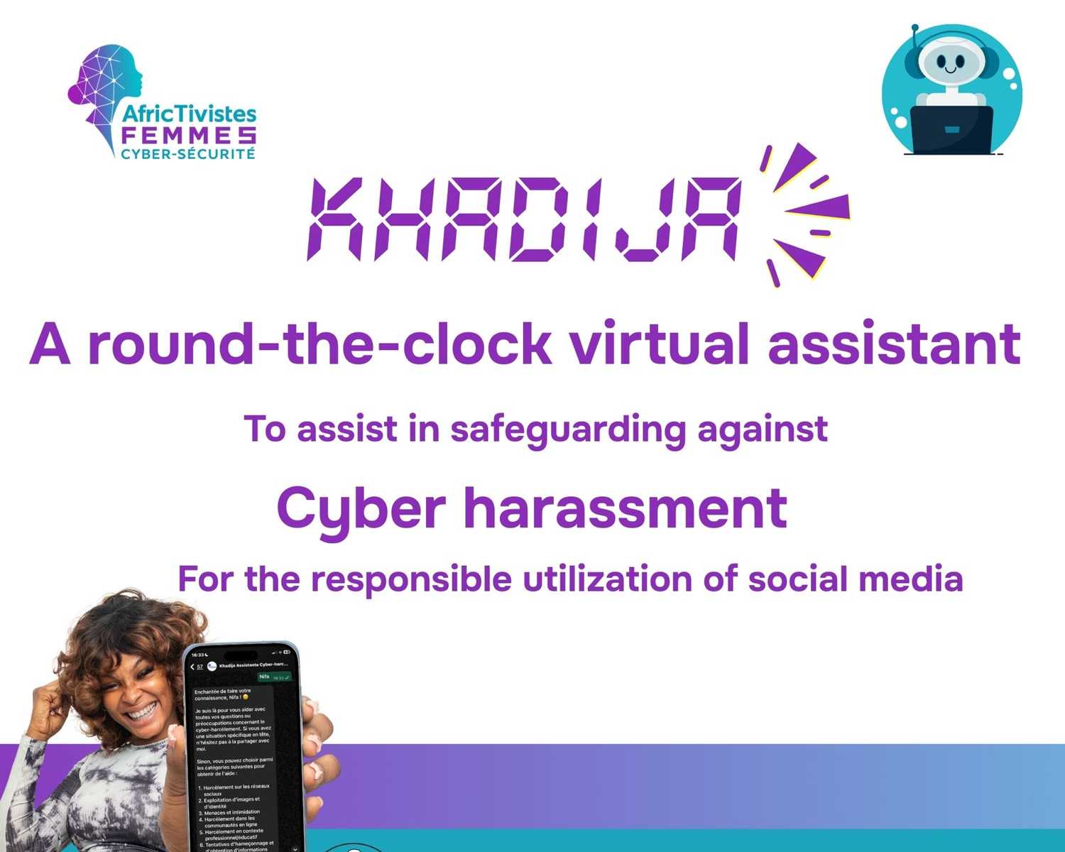 The Khadija ChatBot: a virtual assistant designed to promote the safe and responsible use of social media as well as combatting cyberbullying 