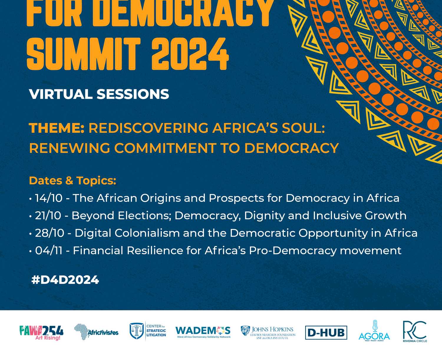 Africa Drive for Democracy 2024: Rediscovering Africa’s Democratic Soul; Renewing Commitment to Democracy