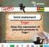 [Togo] Civil society organisations and African citizen movements condemn the repression of peaceful demonstrations