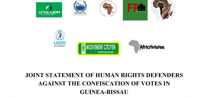 [Guinea-Bissau]: Joint Statement from Human Rights Defenders Against the Confiscation of Popular Will !