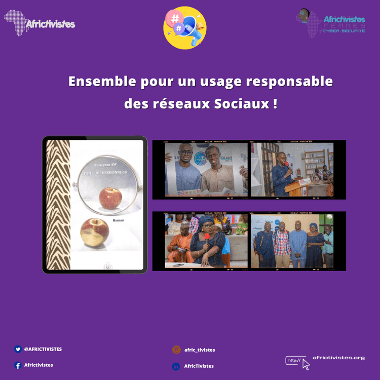 AfricTivistes plaide aux “24H de sensibilisation” pour un usage plus responsable des réseaux sociaux