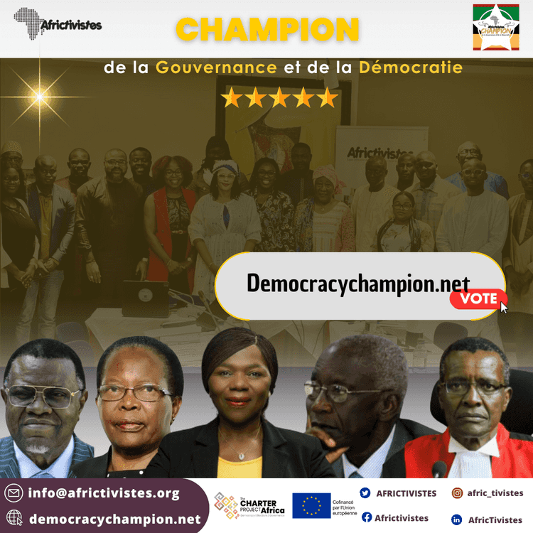 Gouvernance et démocratie : AfricTivistes invite les citoyens africains à voter pour leur champion 