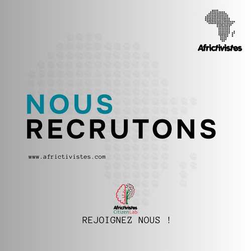 Appel à candidatures pour le recrutement d’un coordinateur des AfricTivistes CitizenLabs