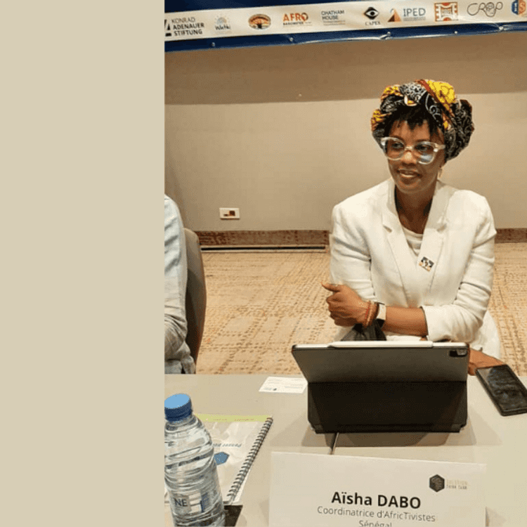 Aisha Dabo, Co-founder and Coordinator of AfricTivistes : “We work towards a redefinition of democracy by integrating our realities and the digital.”
