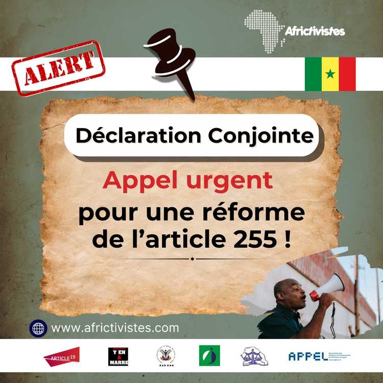 [Senegal] La société civile exige une réforme urgente de l’article 255 du Code pénal