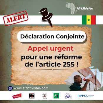 [Senegal] La société civile exige une réforme urgente de l’article 255 du Code pénal