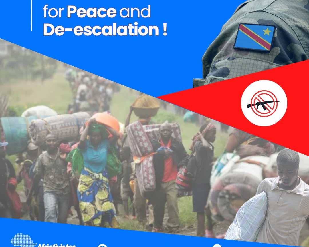 DR Congo: AfricTivistes Calls for Peace and De-escalation !