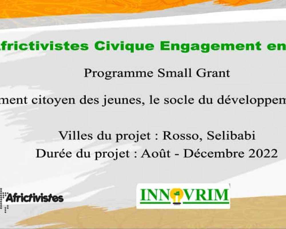 Lancement AfricTivistes Civique Engagement à Rosso et Selibabi (Mauritanie)