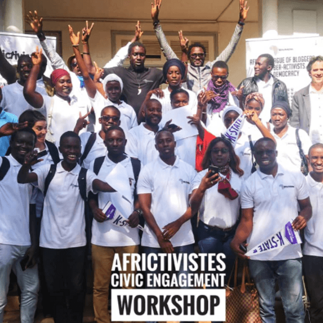 Première édition de Africtivistes Youth Civic Engagement Workshop à Dakar