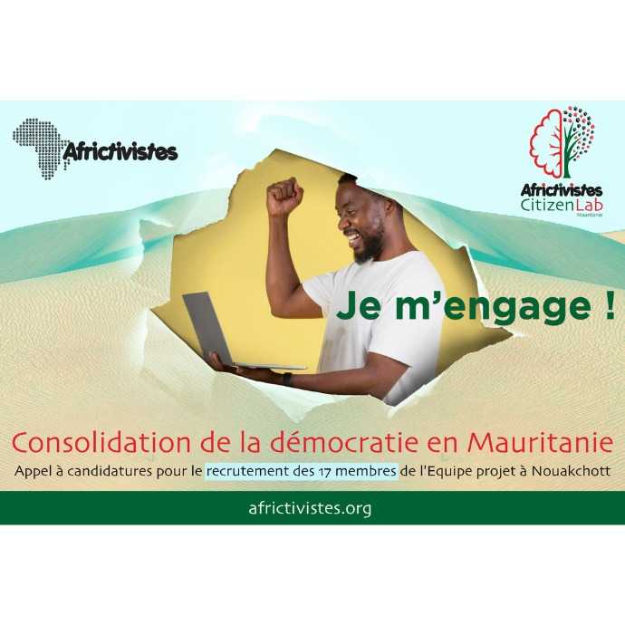 Appel à candidatures AfricTivistes CitizenLab Mauritanie