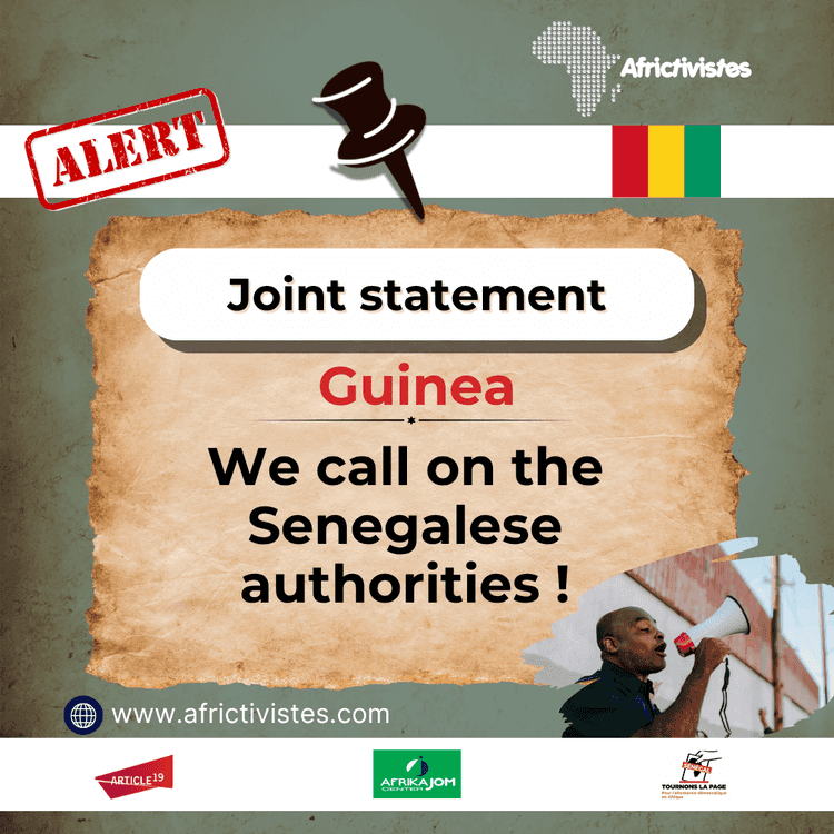 [Guinea] Senegalese civil society organisations call on Senegalese authorities regarding the abductions of activists, journalists, and political leaders in Guinea !