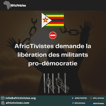 [Zimbabwe] AfricTivistes alerte et demande la libération des militants pro-démocratie ! 