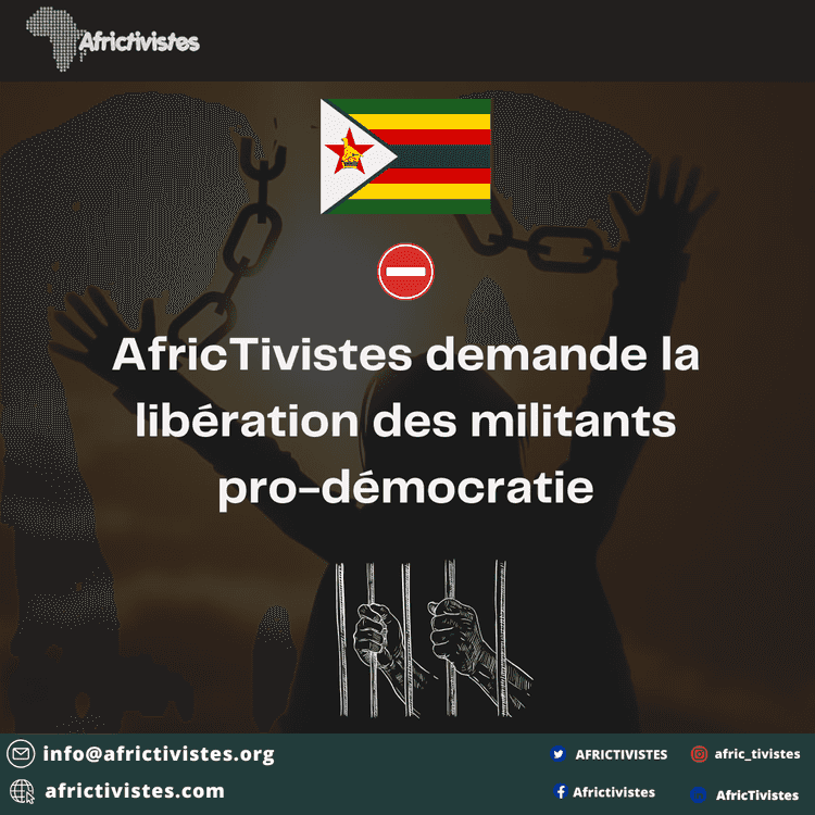 [Zimbabwe] AfricTivistes alerte et demande la libération des militants pro-démocratie ! 