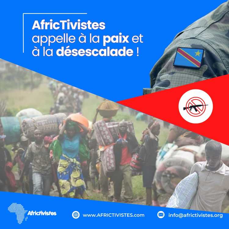 RD Congo: AfricTivistes appelle à la paix et à la désescalade !