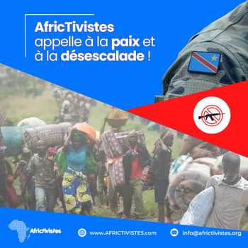 [RD Congo] : AfricTivistes appelle à la paix et à la désescalade !